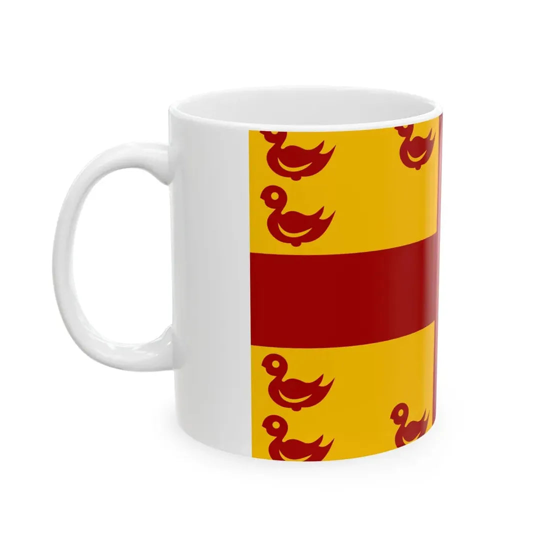 Maldegem vlag (Belgium) White Coffee Mug - Go Mug Yourself