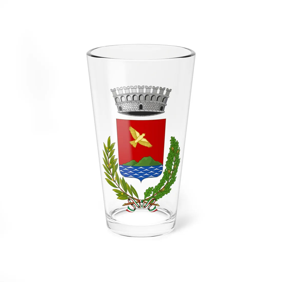 Malfa-Stemma (Italy) (Coat of Arms) Pint Glass 16oz - Go Mug Yourself