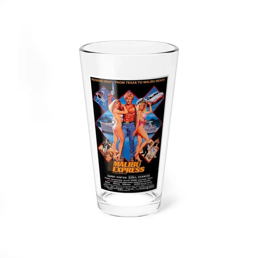 MALIBU EXPRESS 1985 Movie Poster - Pint Glass 16oz 16oz - Go Mug Yourself