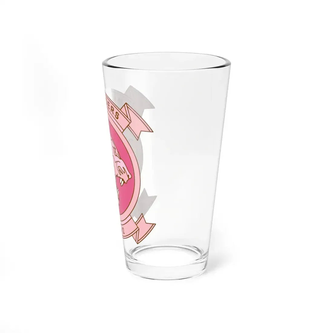 MALS 12 Wives Club PINK (USMC) Pint Glass 16oz - Go Mug Yourself