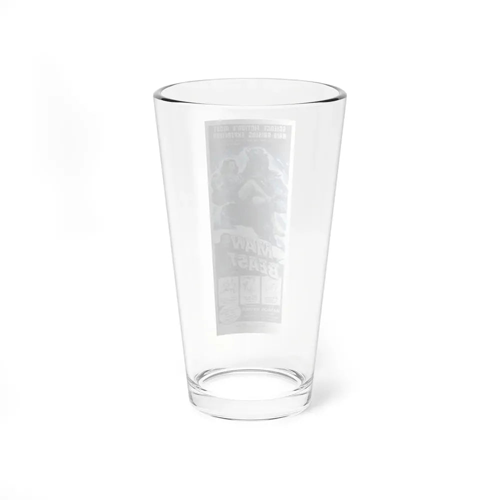 MAN BEAST (2) 1956 Movie Poster - Pint Glass 16oz - Go Mug Yourself