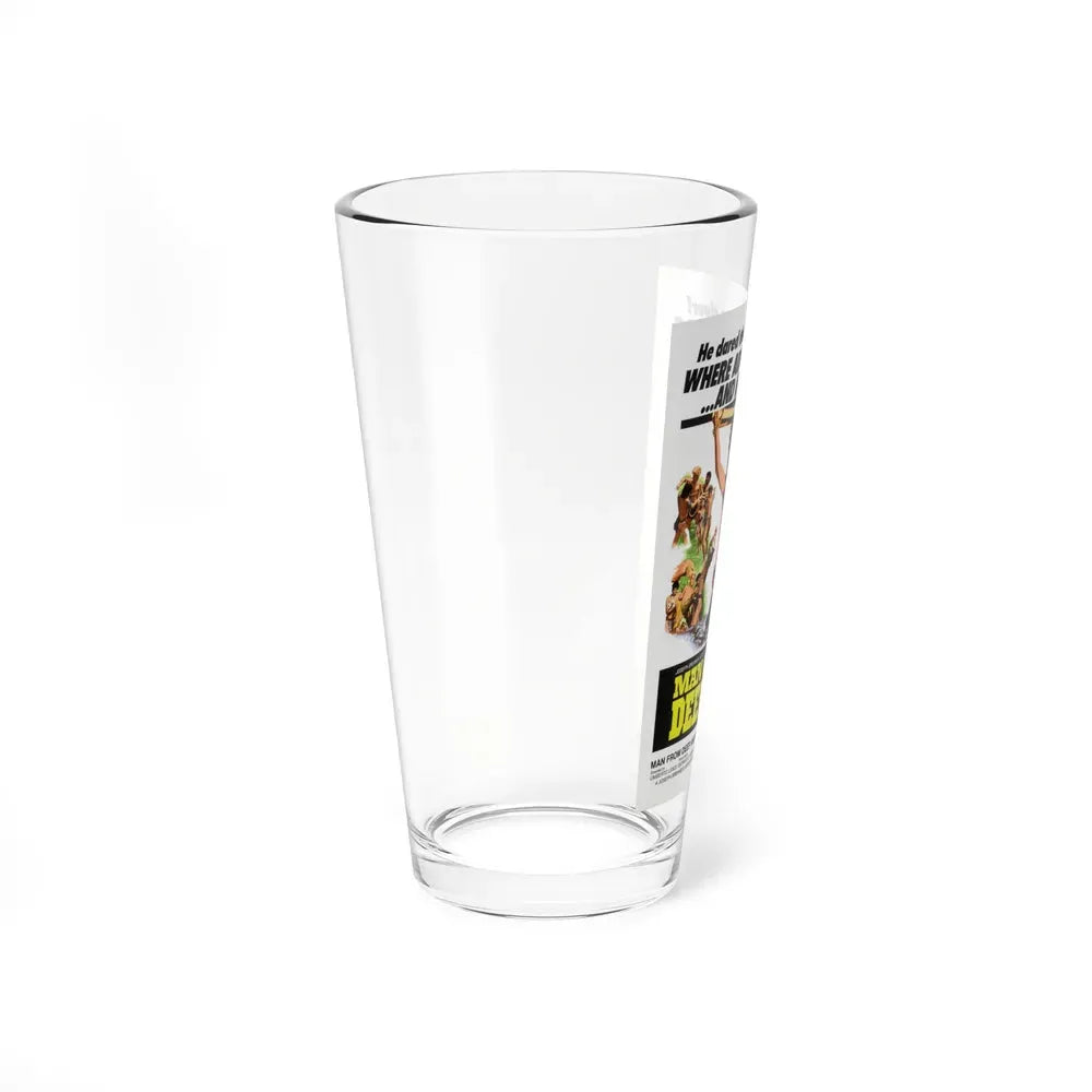 MAN FROM DEEP RIVER 1972 Movie Poster - Pint Glass 16oz - Go Mug Yourself