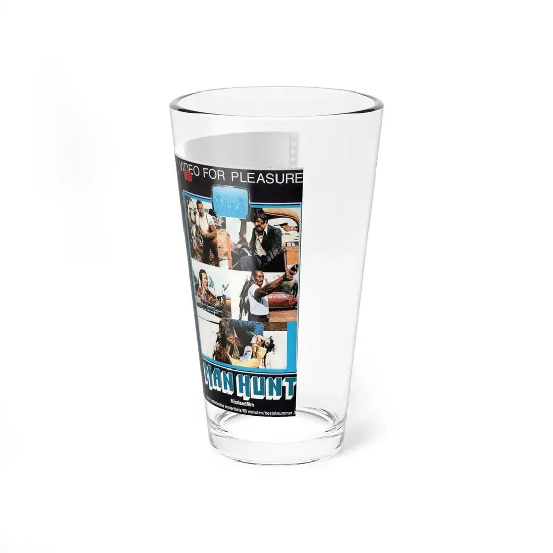 MAN HUNT (VHS COVER) Pint Glass 16oz - Go Mug Yourself