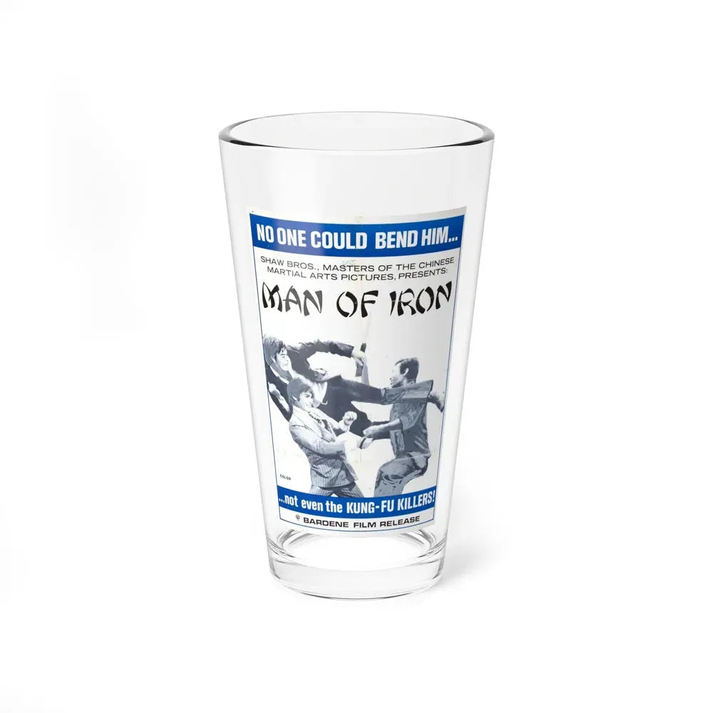 MAN OF IRON 1972 Movie Poster - Pint Glass 16oz 16oz - Go Mug Yourself