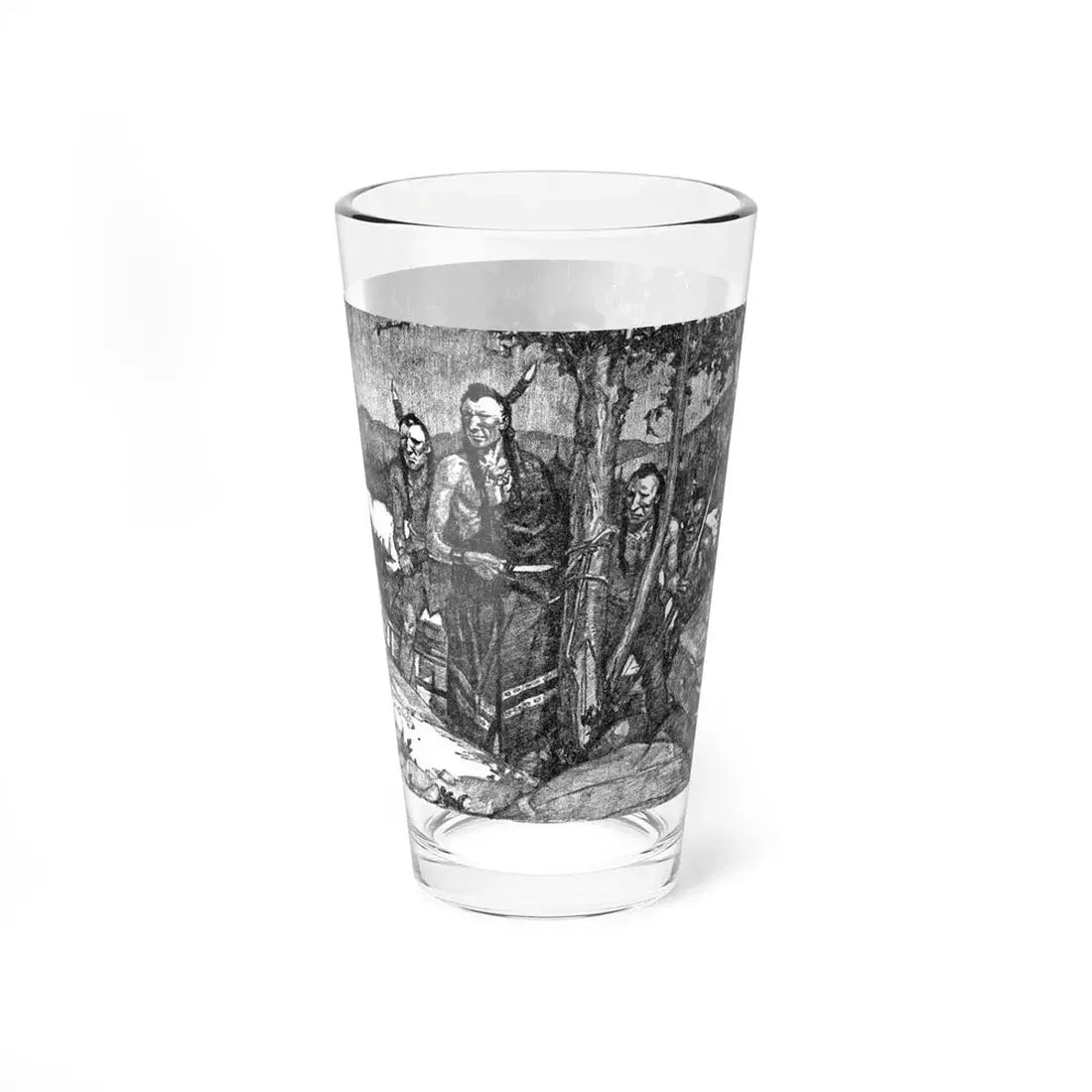 Man of the North (2), Blue Book Magazine, February 1947 - Pint Glass 16oz - Go Mug Yourself