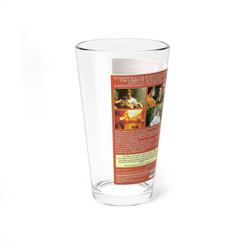 MAN ON FIRE (VHS COVER) Pint Glass 16oz - Go Mug Yourself