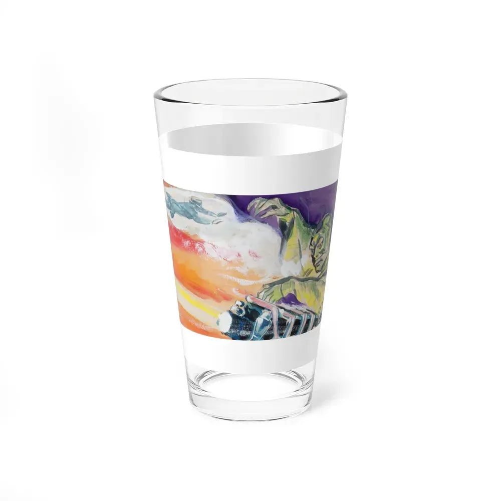 Mandrake The Magician, preliminary movie poster banner, 1939 - Pint Glass 16oz - Go Mug Yourself