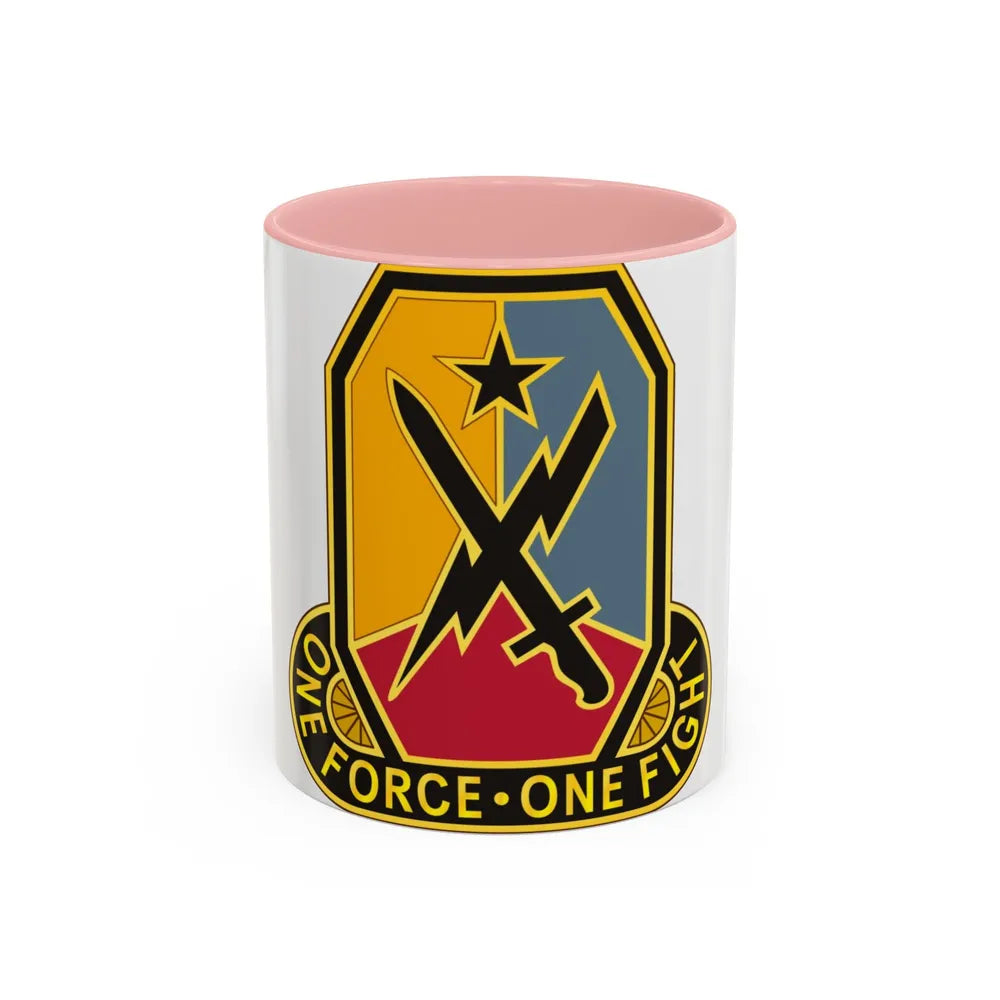 Maneuver Center of Excellence Fort Benning Georgia 2 (U.S. Army) Accent Coffee Mug 11oz Pink - Go Mug Yourself