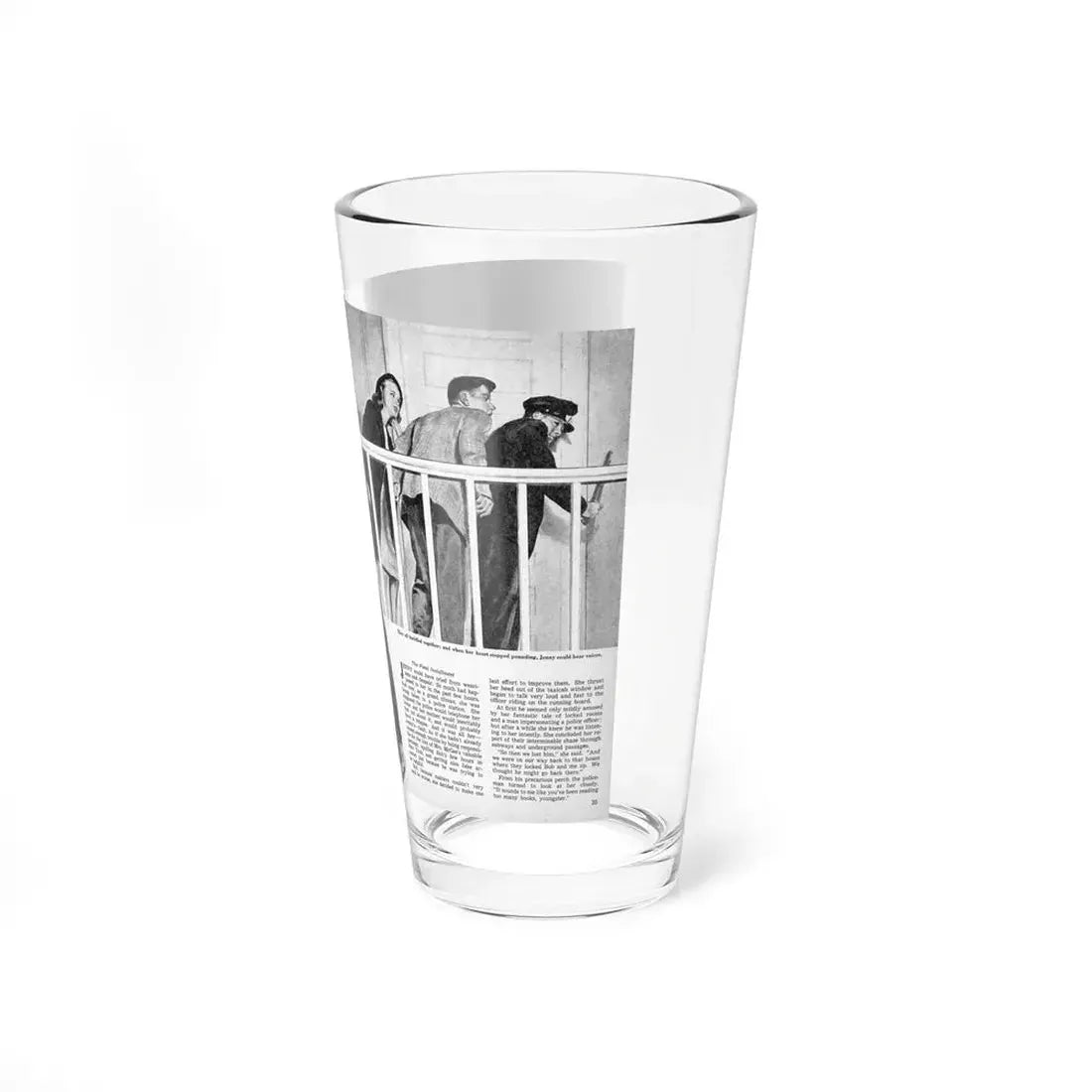 Manhattan Mystery, Calling All Girls, April 1946 - Pint Glass 16oz - Go Mug Yourself