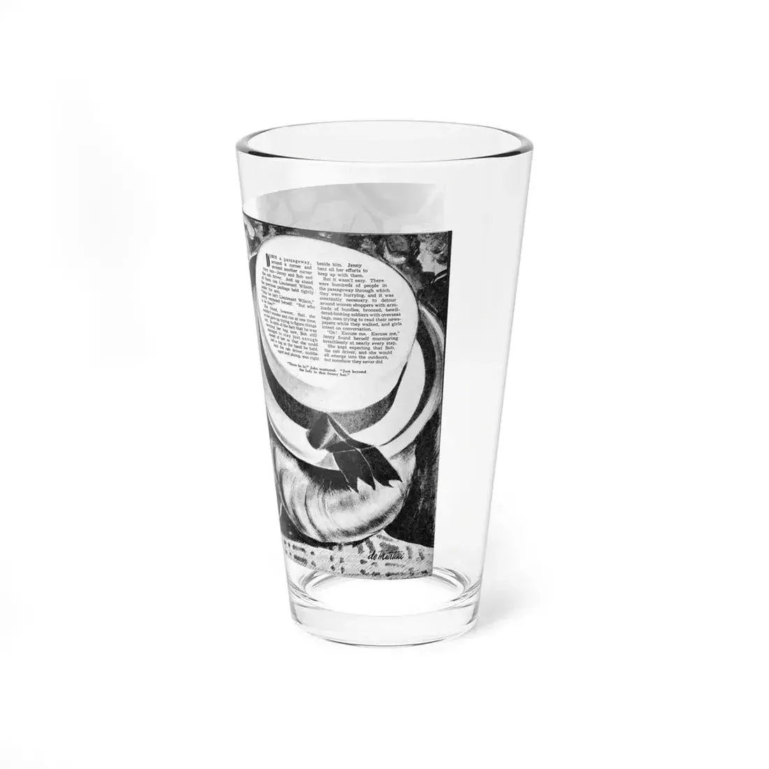 Manhattan Mystery, Calling All Girls, March 1946 - Pint Glass 16oz - Go Mug Yourself