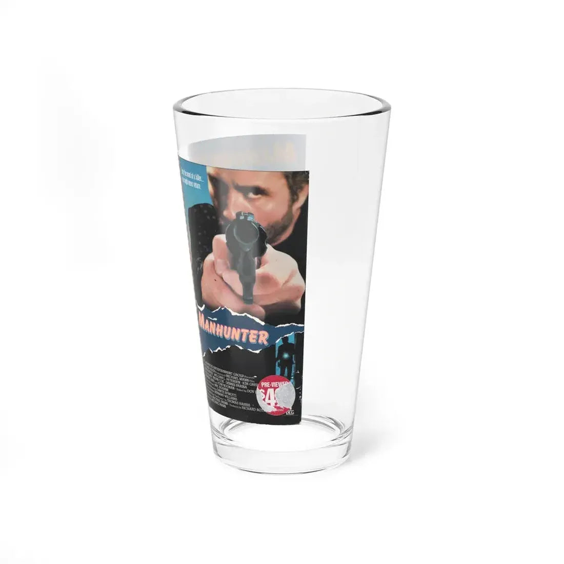 MANHUNTER VERSION 2 (VHS COVER) Pint Glass 16oz - Go Mug Yourself