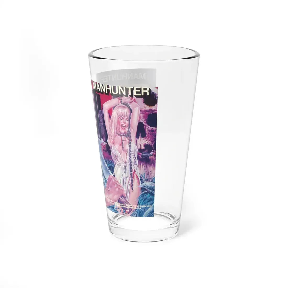 MANHUNTER (VHS COVER) Pint Glass 16oz - Go Mug Yourself