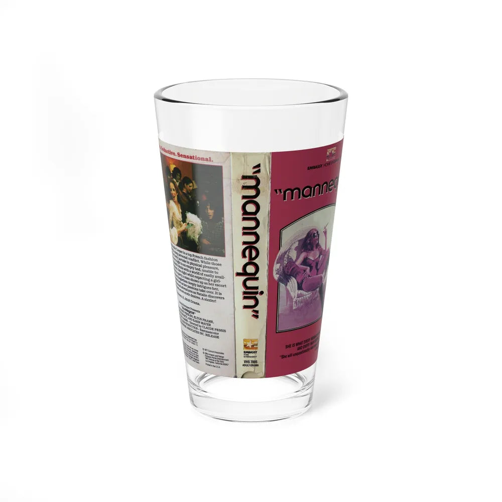 MANNEQUIN (VHS COVER) Pint Glass 16oz 16oz - Go Mug Yourself