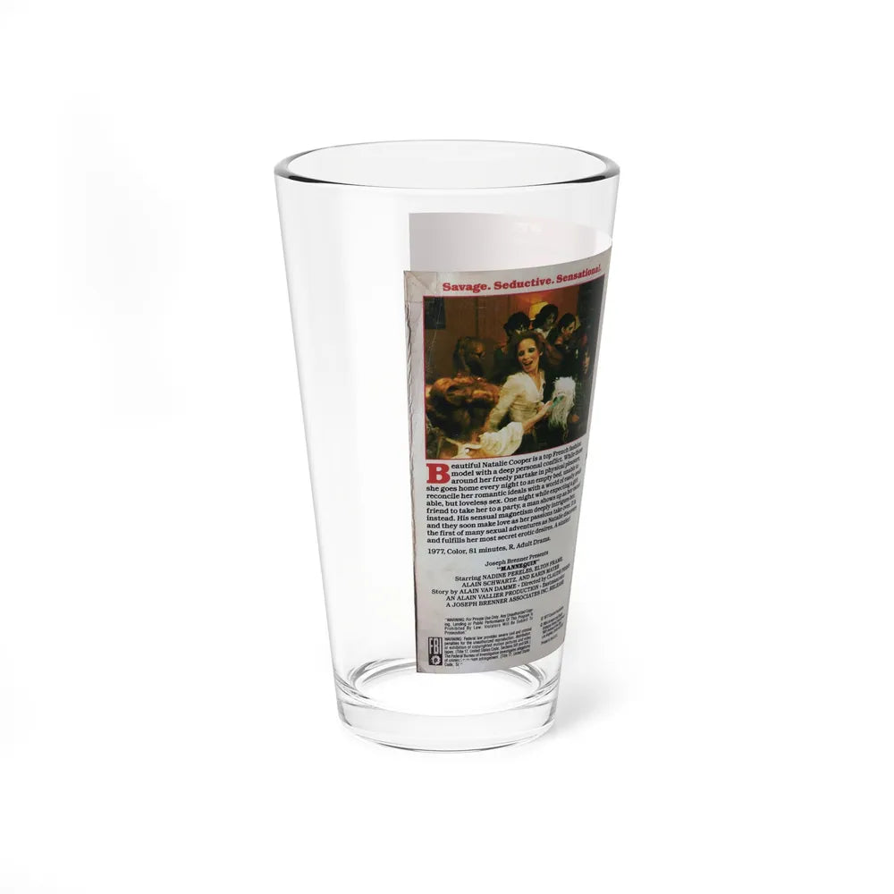 MANNEQUIN (VHS COVER) Pint Glass 16oz - Go Mug Yourself