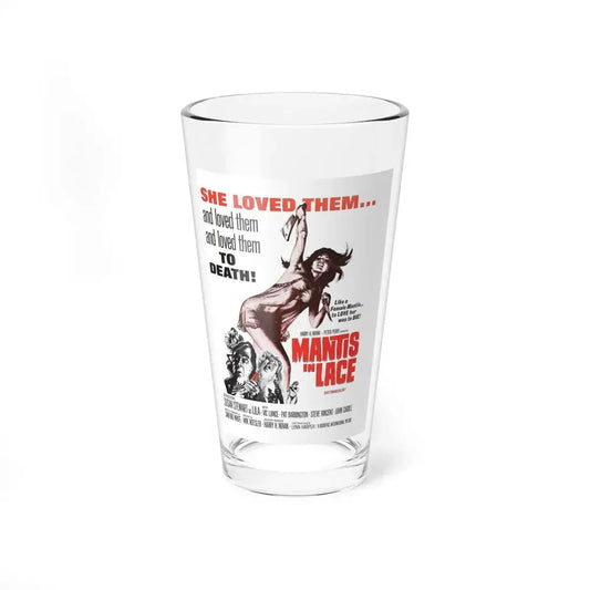 MANTIS IN LACE 1968 Movie Poster - Pint Glass 16oz 16oz - Go Mug Yourself