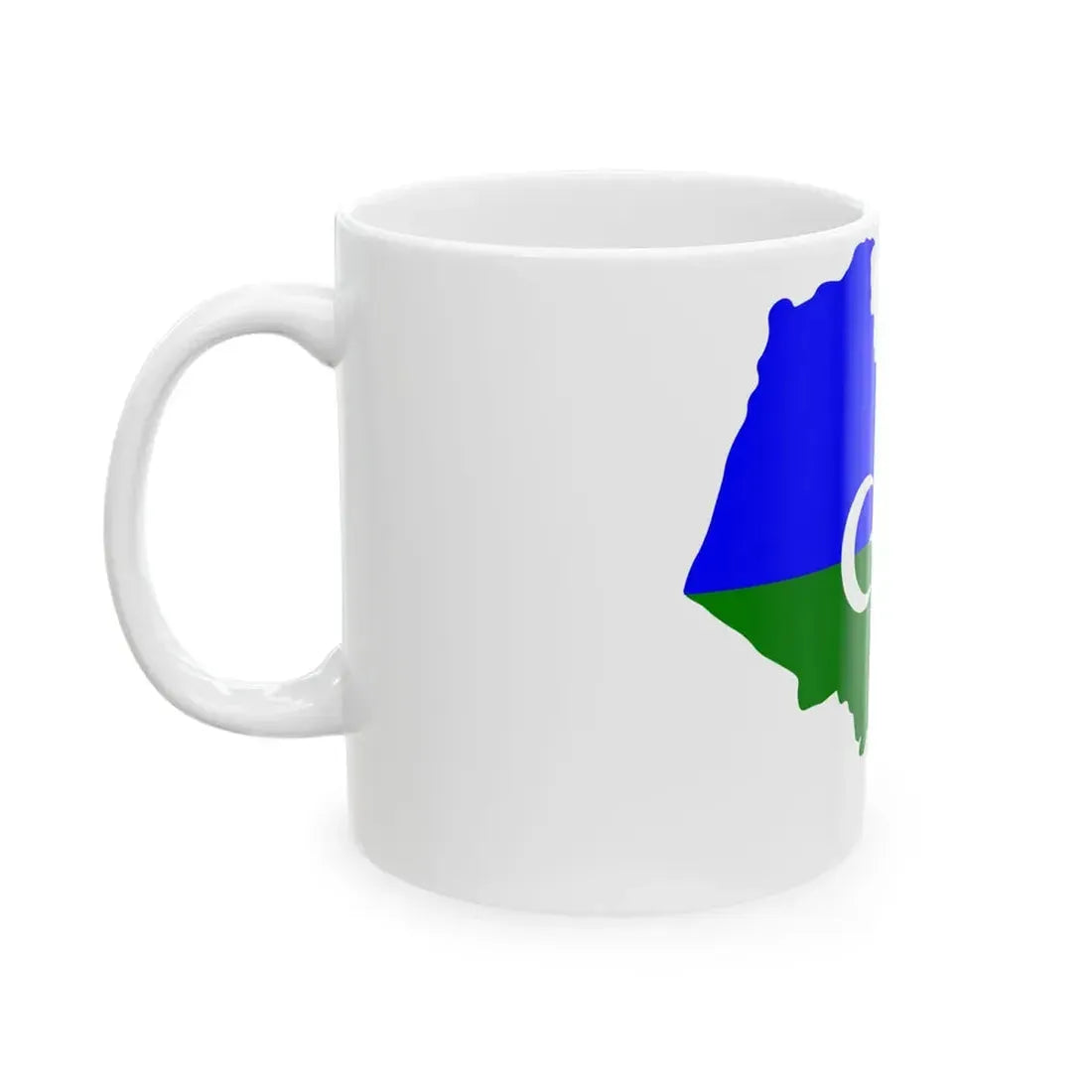 Map jbala maroc (Morocco) White Coffee Mug - Go Mug Yourself