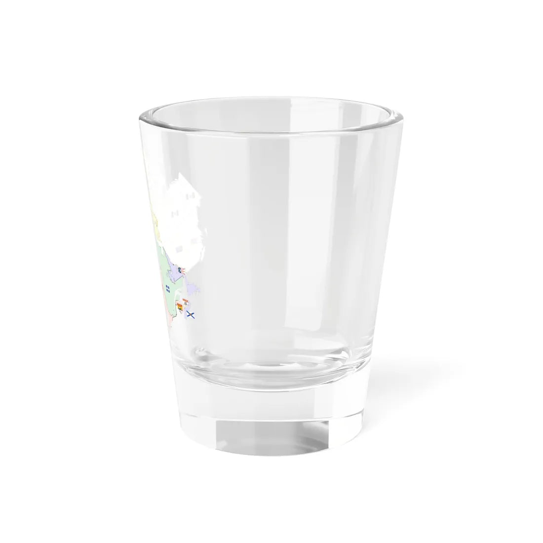Map of Canada with flags (Canada) Shot Glass 1.5oz - Go Mug Yourself