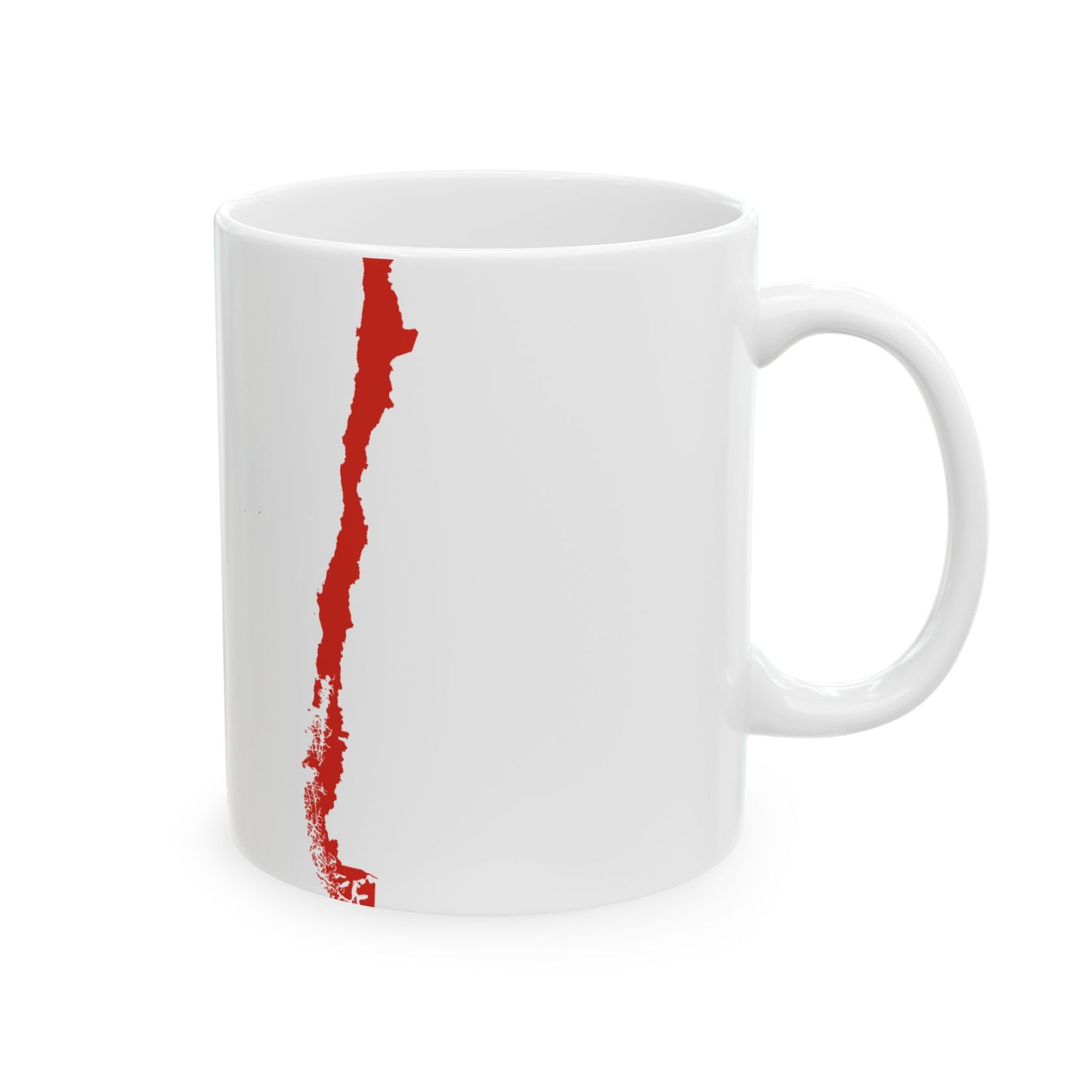 Map of Chile (Chile) White Coffee Mug-Go Mug Yourself