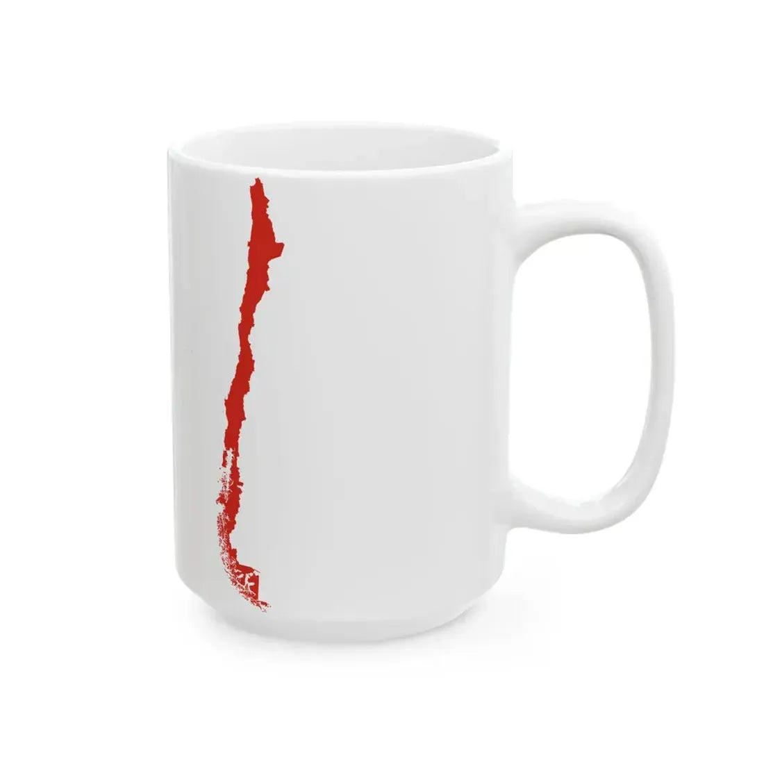 Map of Chile (Chile) White Coffee Mug - Go Mug Yourself