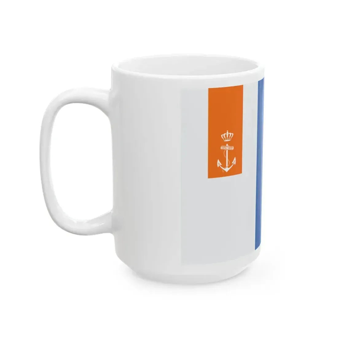 Marine vlag (Netherlands) White Coffee Mug - Go Mug Yourself