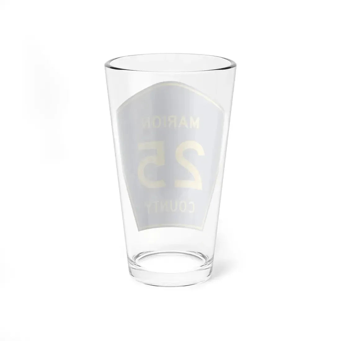 Marion County 25 (Florida) (Road Sign) Pint Glss 16oz - Go Mug Yourself