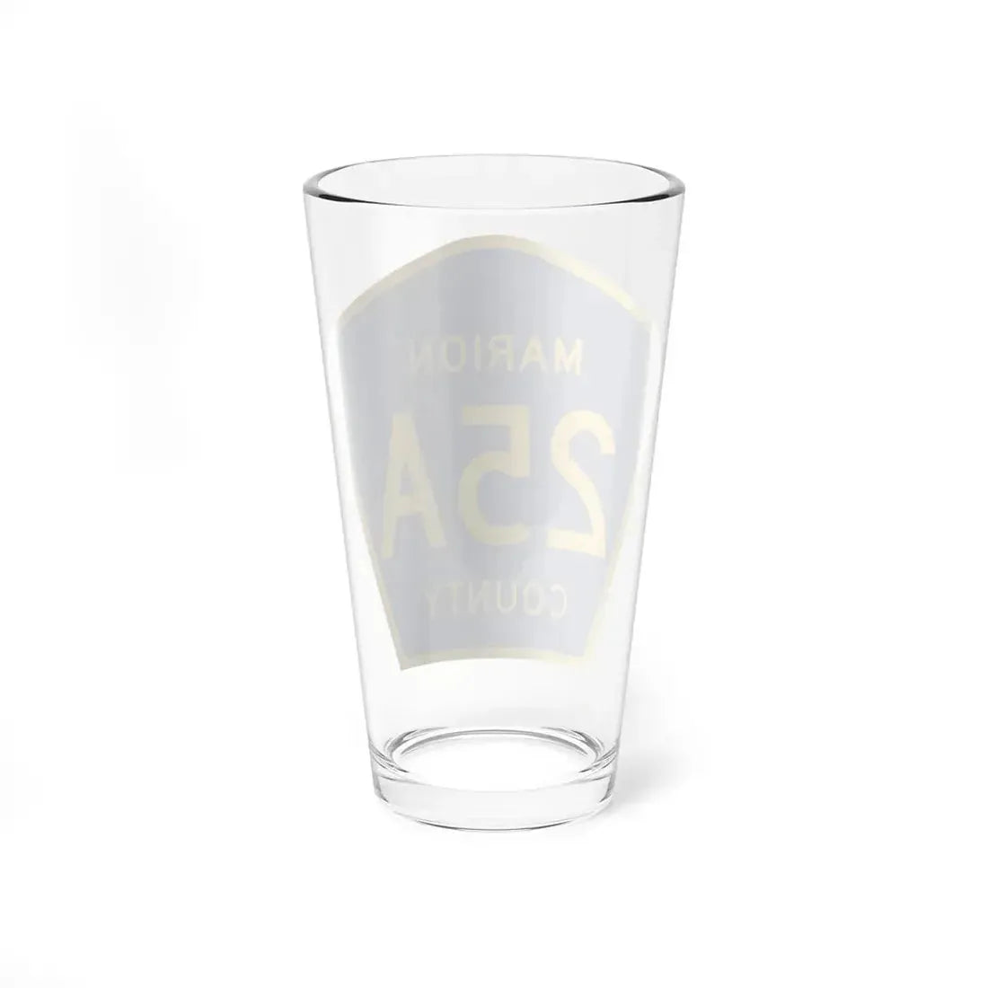 Marion County 25A (Florida) (Road Sign) Pint Glss 16oz - Go Mug Yourself