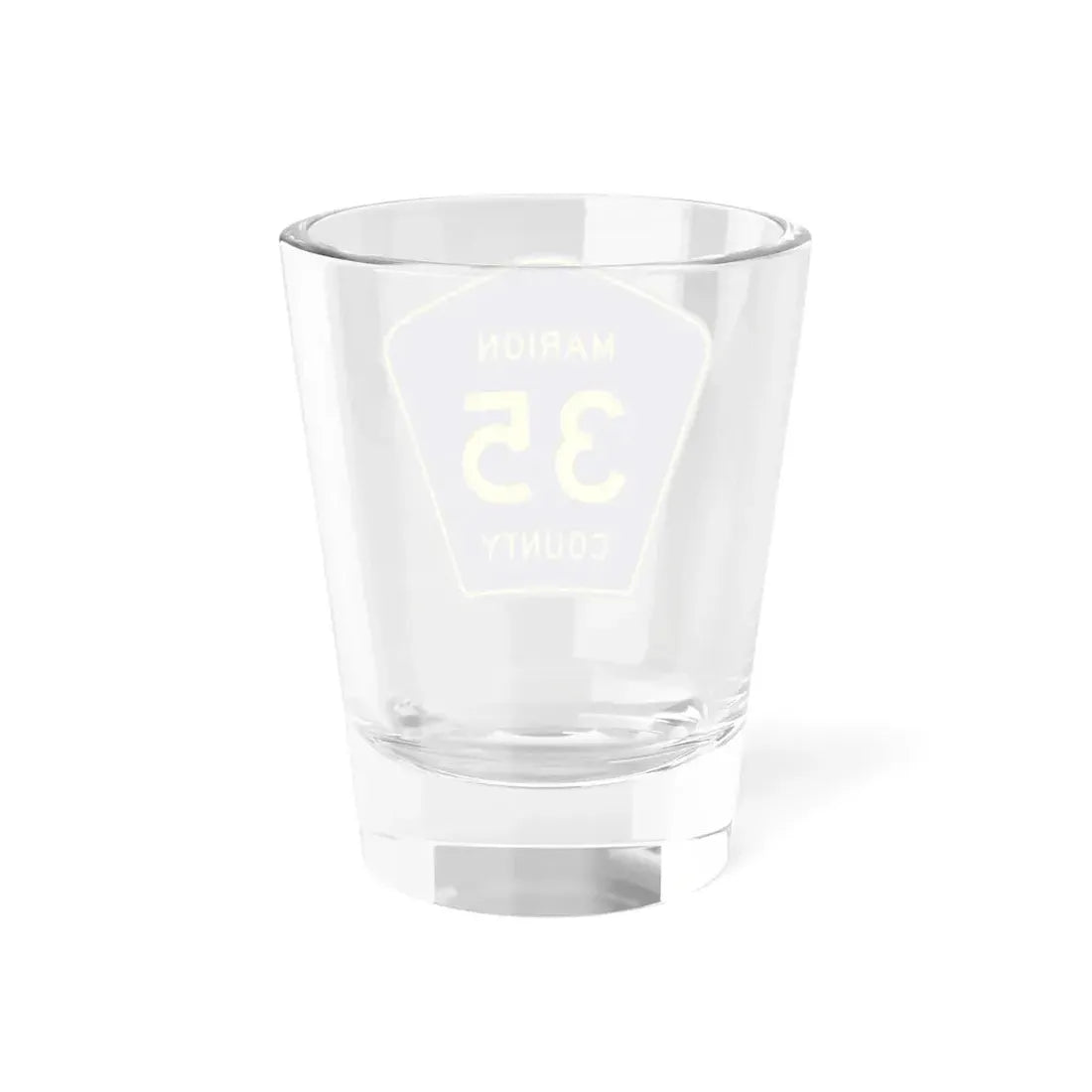 Marion County Route 35 AL (Alabama) (Road Sign) Shot Glass 1.5oz - Go Mug Yourself
