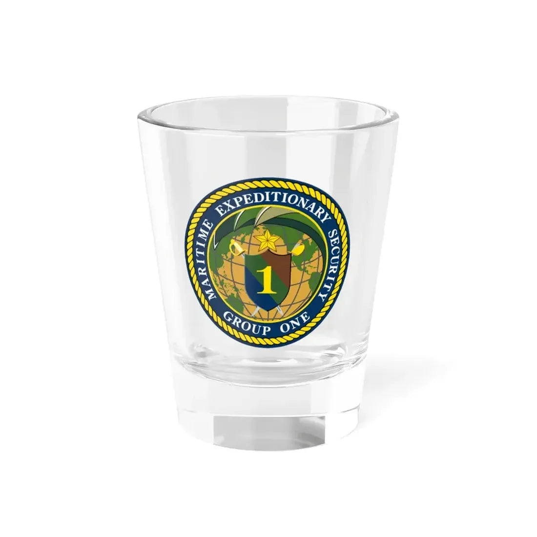 Maritime Expeditionary Grp 1 (U.S. Navy) Shot Glass 1.5oz 1.5oz - Go Mug Yourself