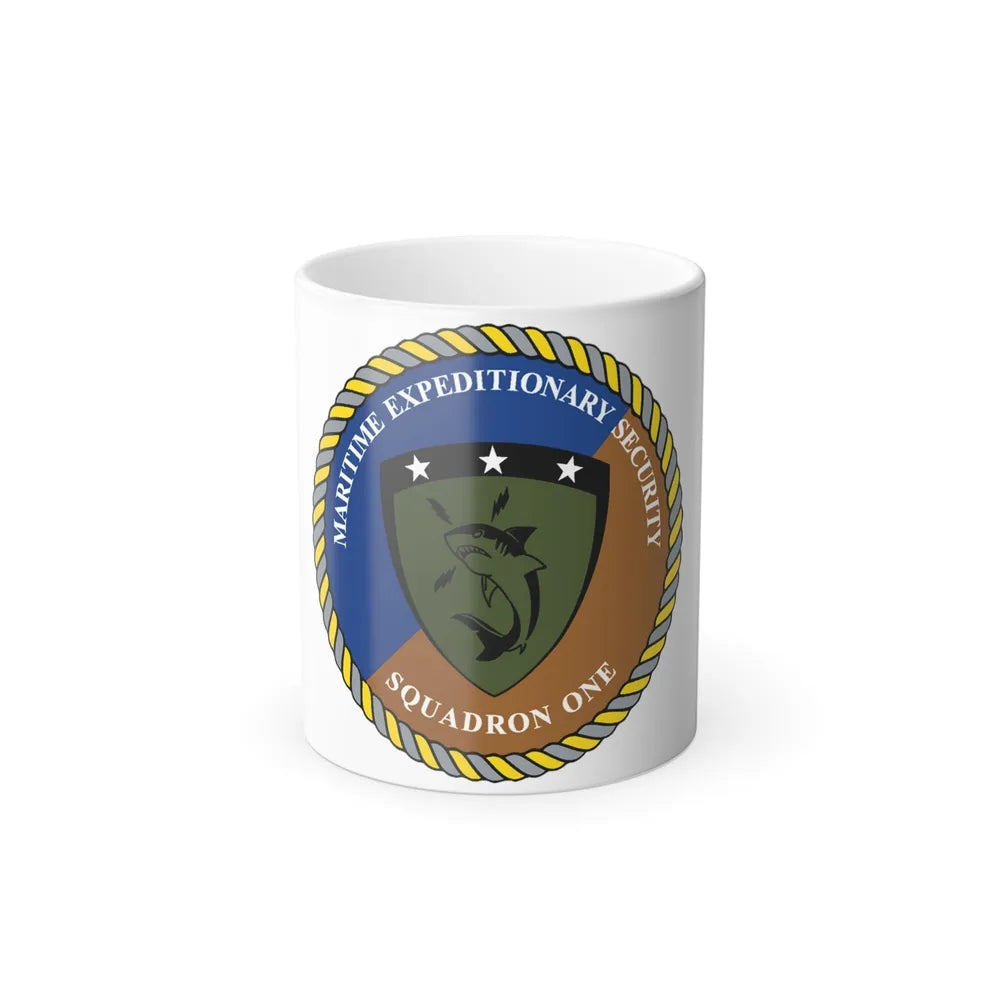 Maritime Expeditionary Security Sq One (U.S. Navy) Color Changing Mug 11oz-11oz-Go Mug Yourself