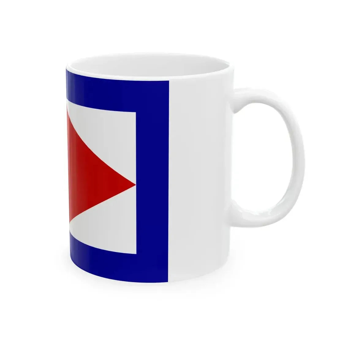 Maritime flag of the Republic of Lucca 1803-1805 (Italy) White Coffee Mug - Go Mug Yourself