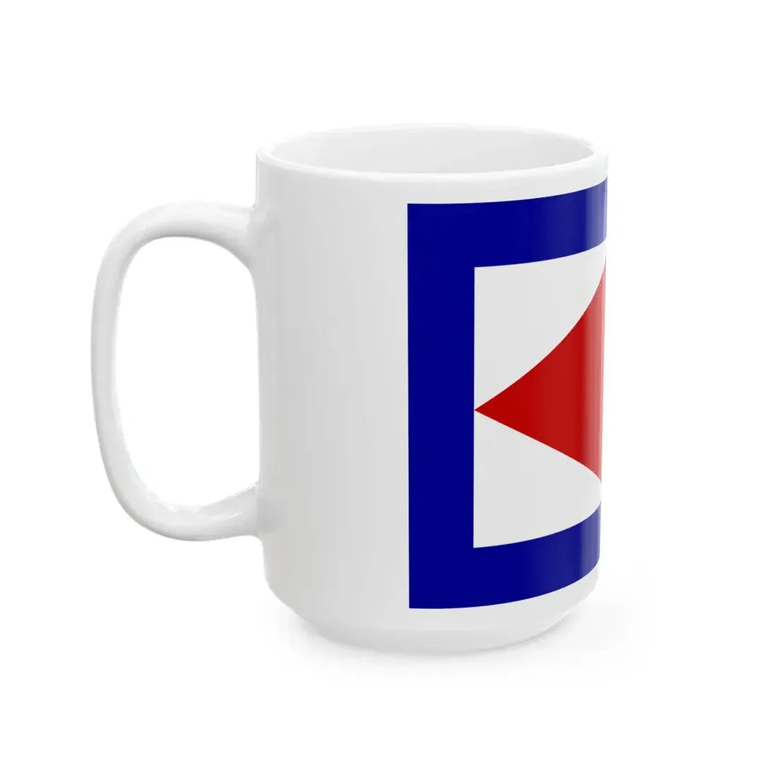 Maritime flag of the Republic of Lucca 1803-1805 (Italy) White Coffee Mug - Go Mug Yourself
