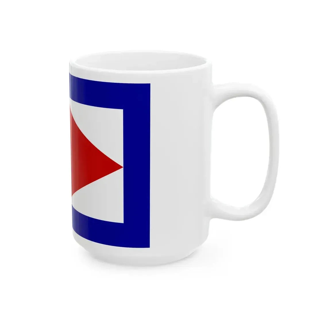Maritime flag of the Republic of Lucca 1803-1805 (Italy) White Coffee Mug - Go Mug Yourself