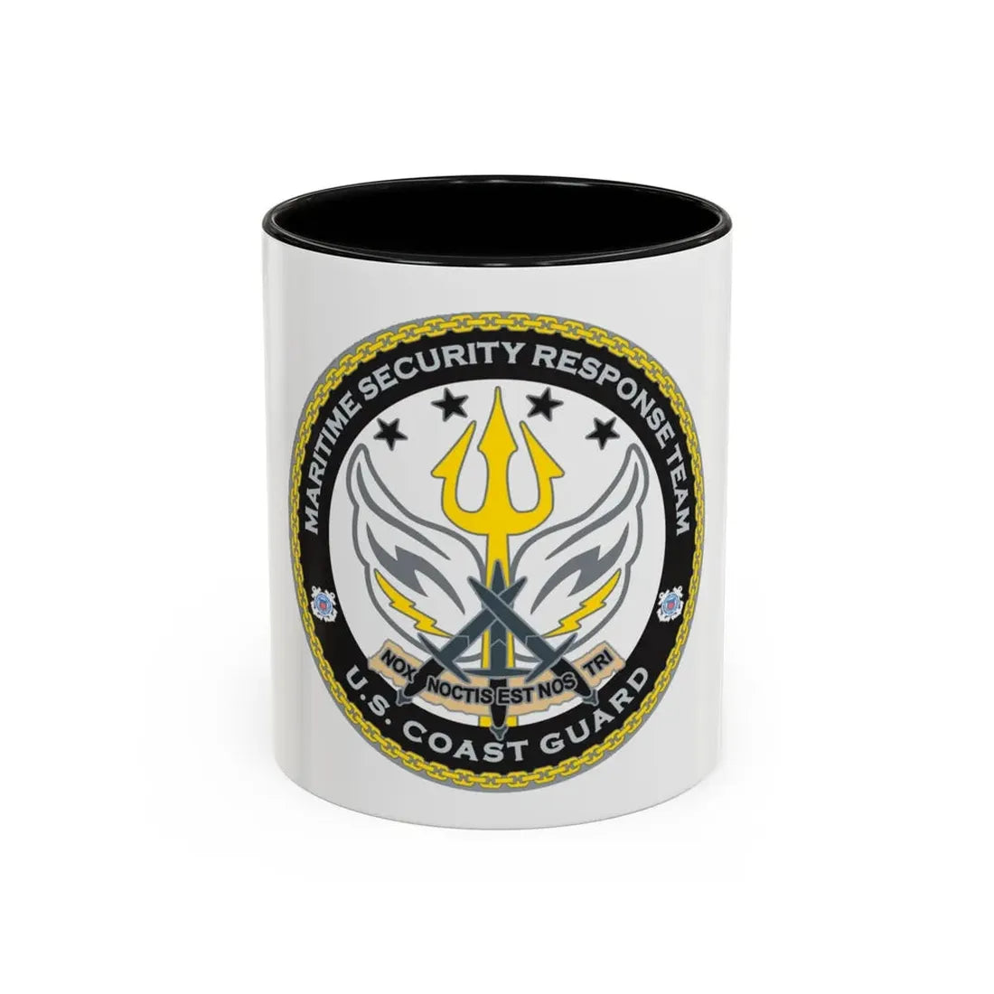 Maritime Security Response Team (U.S. Coast Guard) Accent Coffee Mug 11oz Black - Go Mug Yourself