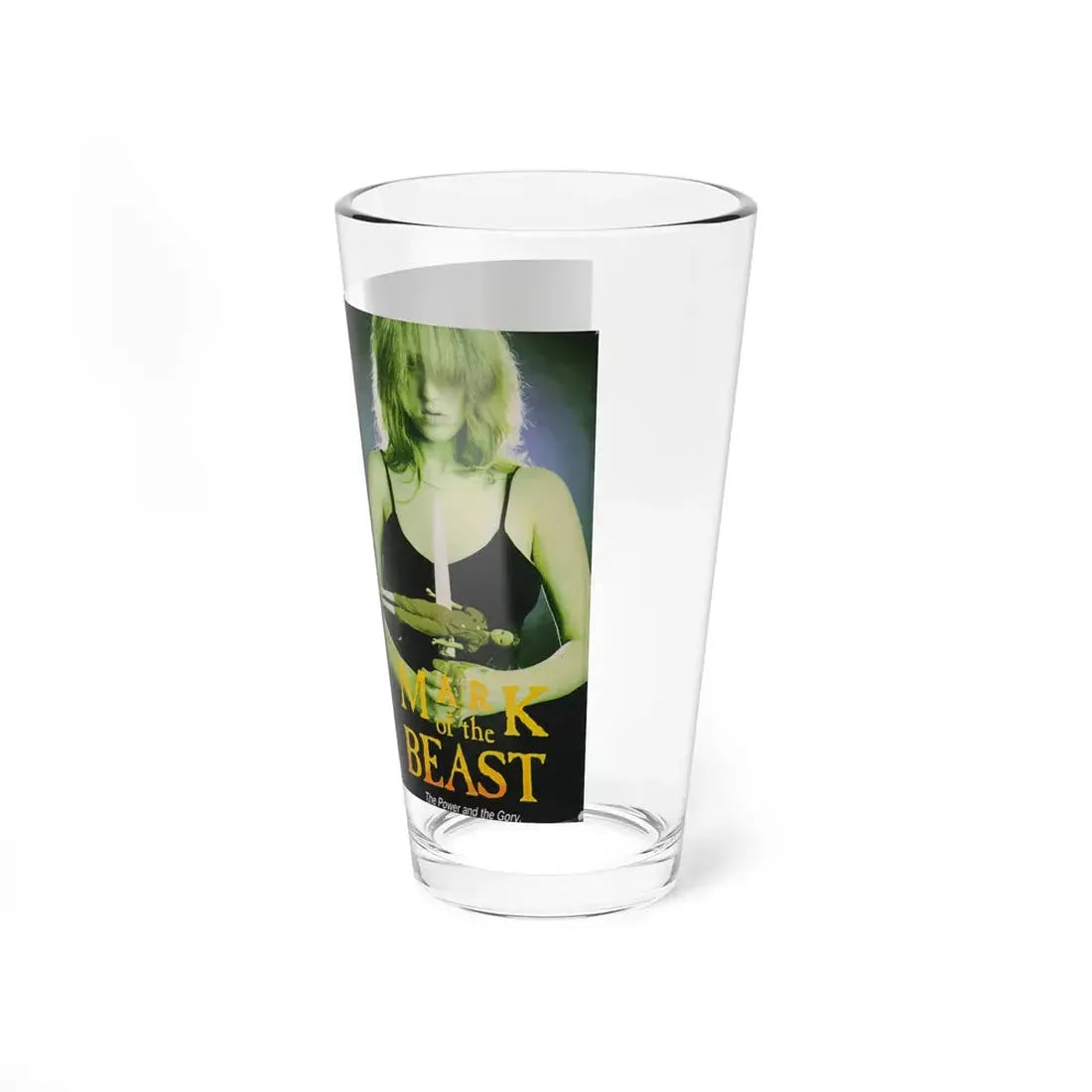 MARK OF THE BEAST (VHS COVER) Pint Glass 16oz - Go Mug Yourself