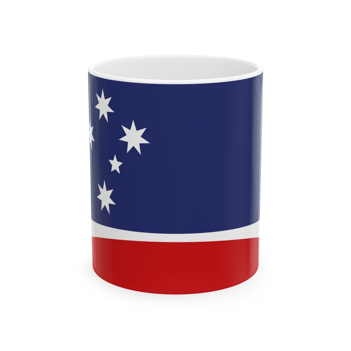 Mark Tuckers Proposal 1993 Australian Flag Proposal (Australia) White Coffee Mug-11oz-Go Mug Yourself
