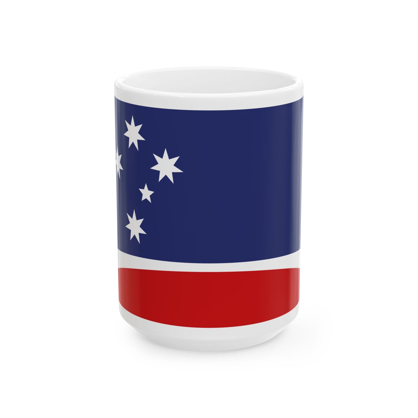 Mark Tuckers Proposal 1993 Australian Flag Proposal (Australia) White Coffee Mug-15oz-Go Mug Yourself