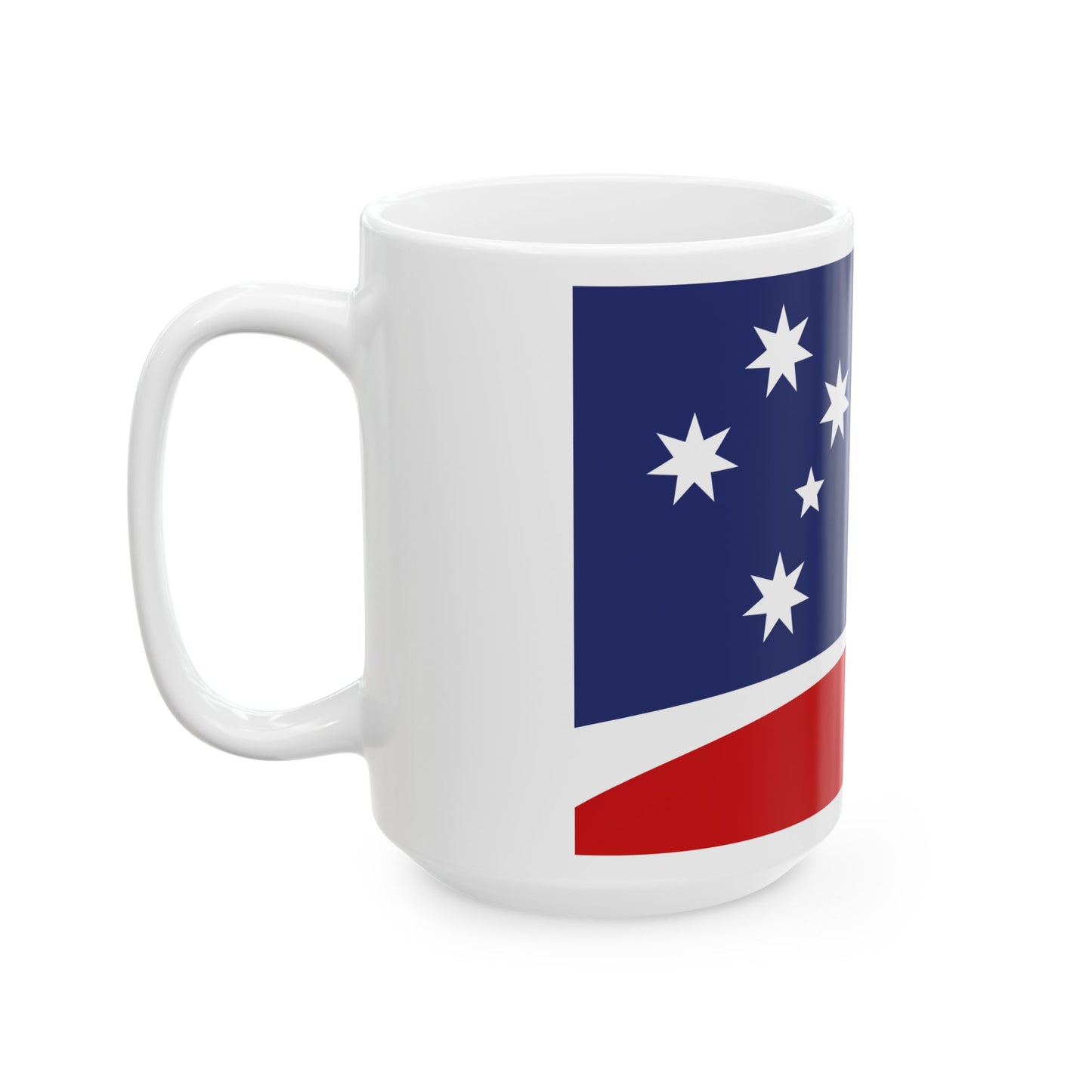 Mark Tuckers Proposal 1993 Australian Flag Proposal (Australia) White Coffee Mug-Go Mug Yourself
