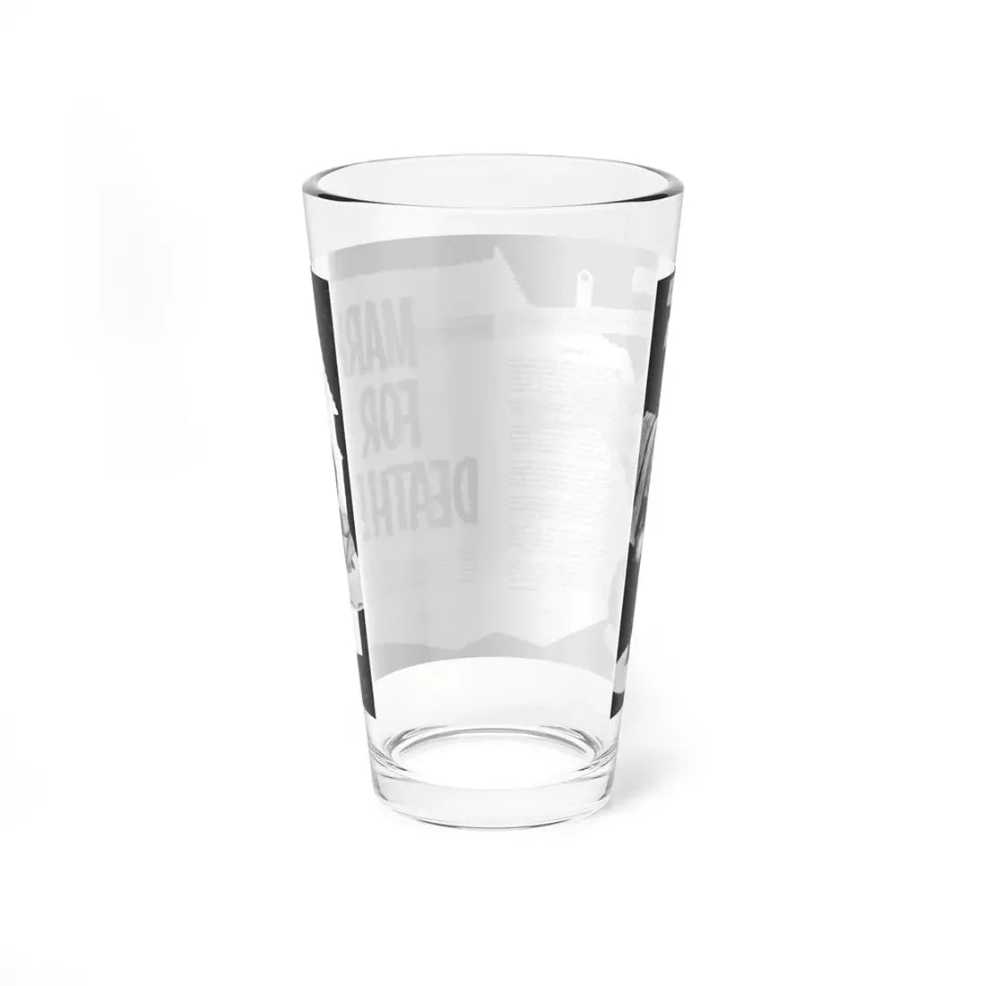 Marked For Death, True Woman's Adventures, May 1956 (Magazine Illustration) Pint Glass 16oz - Go Mug Yourself
