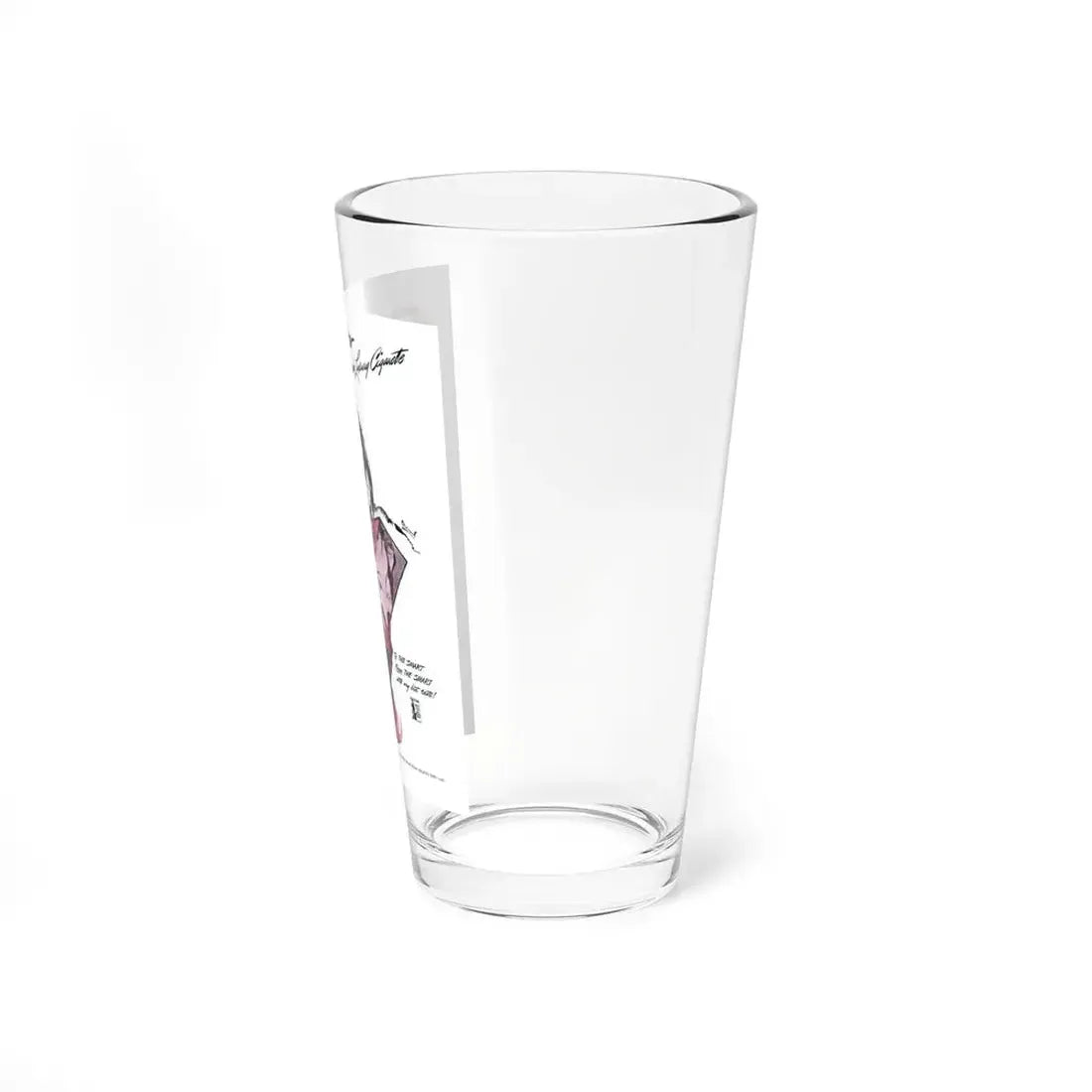 Marlboro advertisement, Cosmopolitan, Januare 1944 (Magazine Illustration) Pint Glass 16oz - Go Mug Yourself