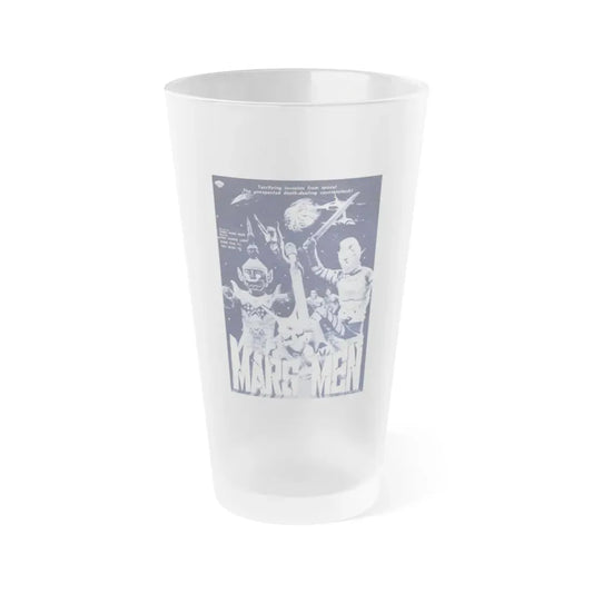 MARS MEN 1976 Movie Poster - Frosted Pint Glass 16oz Default Title - Go Mug Yourself