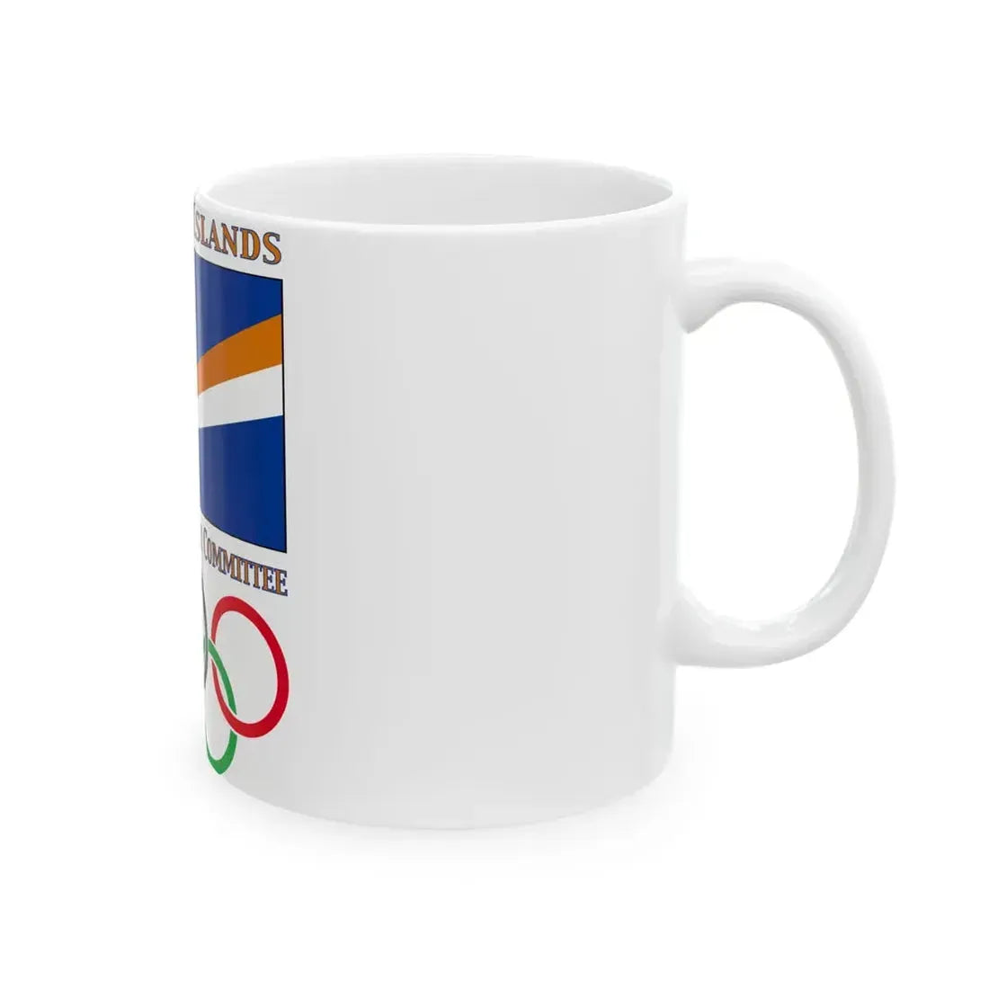Marshall Islands National Olympic Committee logo (Marshall Islands) White Coffee Mug - Go Mug Yourself