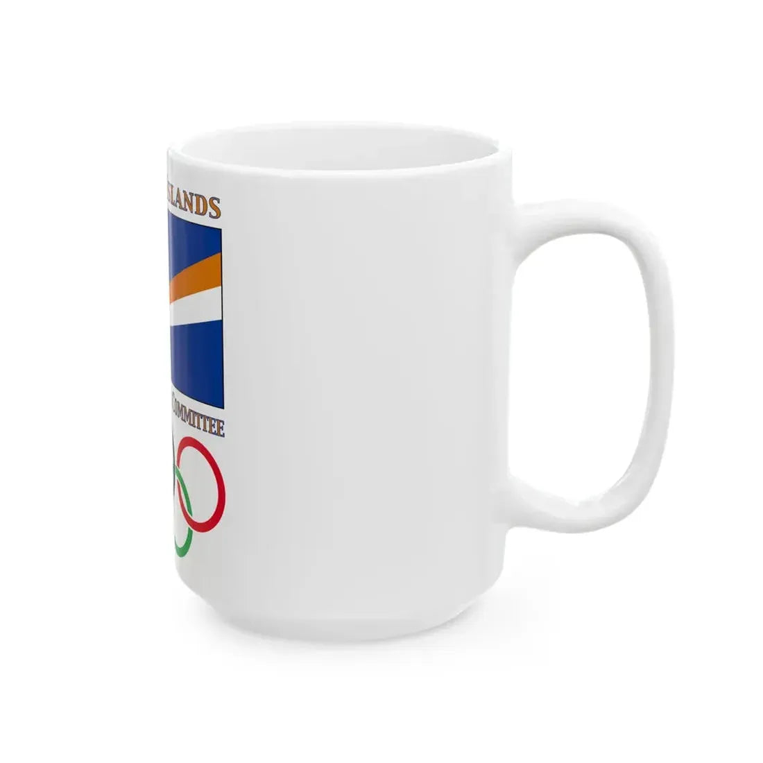 Marshall Islands National Olympic Committee logo (Marshall Islands) White Coffee Mug - Go Mug Yourself