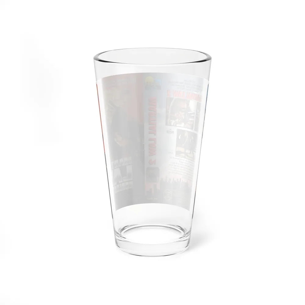 MARTIAL LAW 2 UNDERCOVER (VHS COVER) Pint Glass 16oz - Go Mug Yourself
