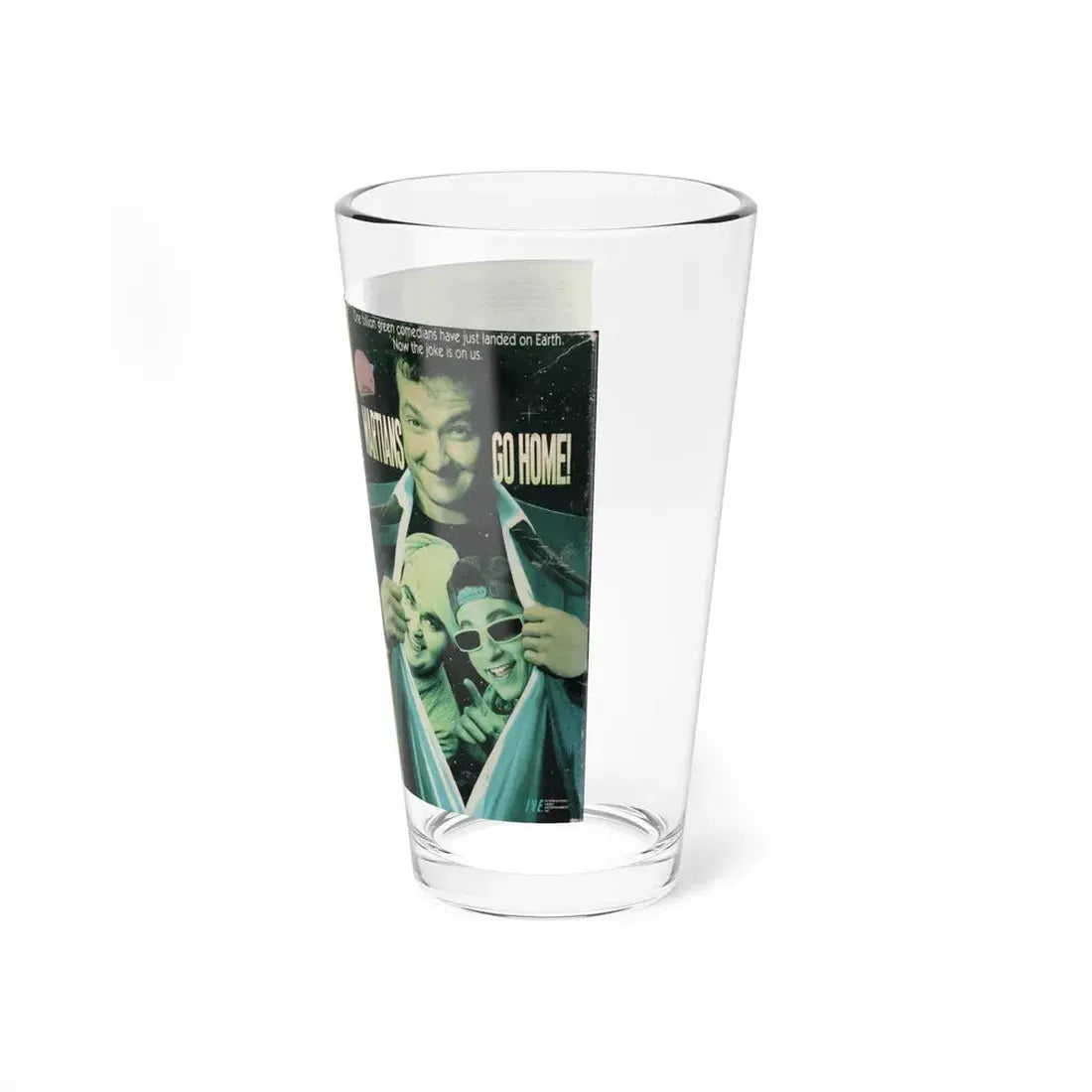 MARTIANS GO HOME (VHS COVER) Pint Glass 16oz - Go Mug Yourself