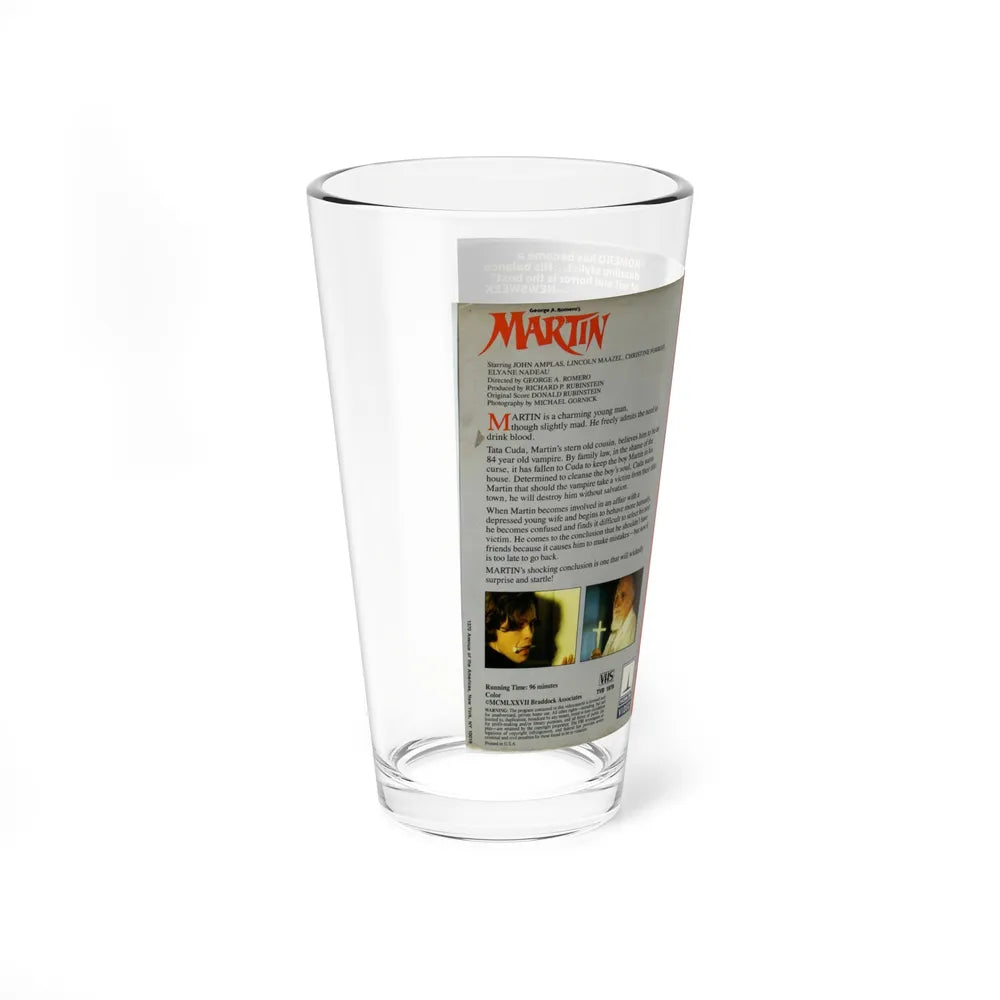 MARTIN (VHS COVER) Pint Glass 16oz - Go Mug Yourself