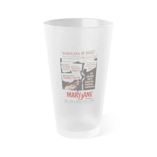 MARYJANE 1968 Movie Poster - Frosted Pint Glass 16oz 16oz Frosted - Go Mug Yourself