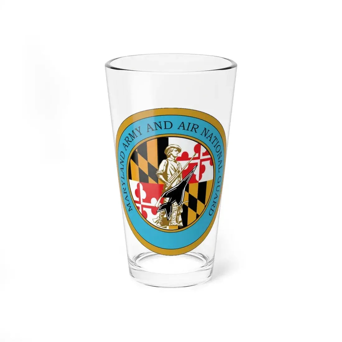 Maryland Army Air National Guard - Pint Glass 16oz 16oz - Go Mug Yourself