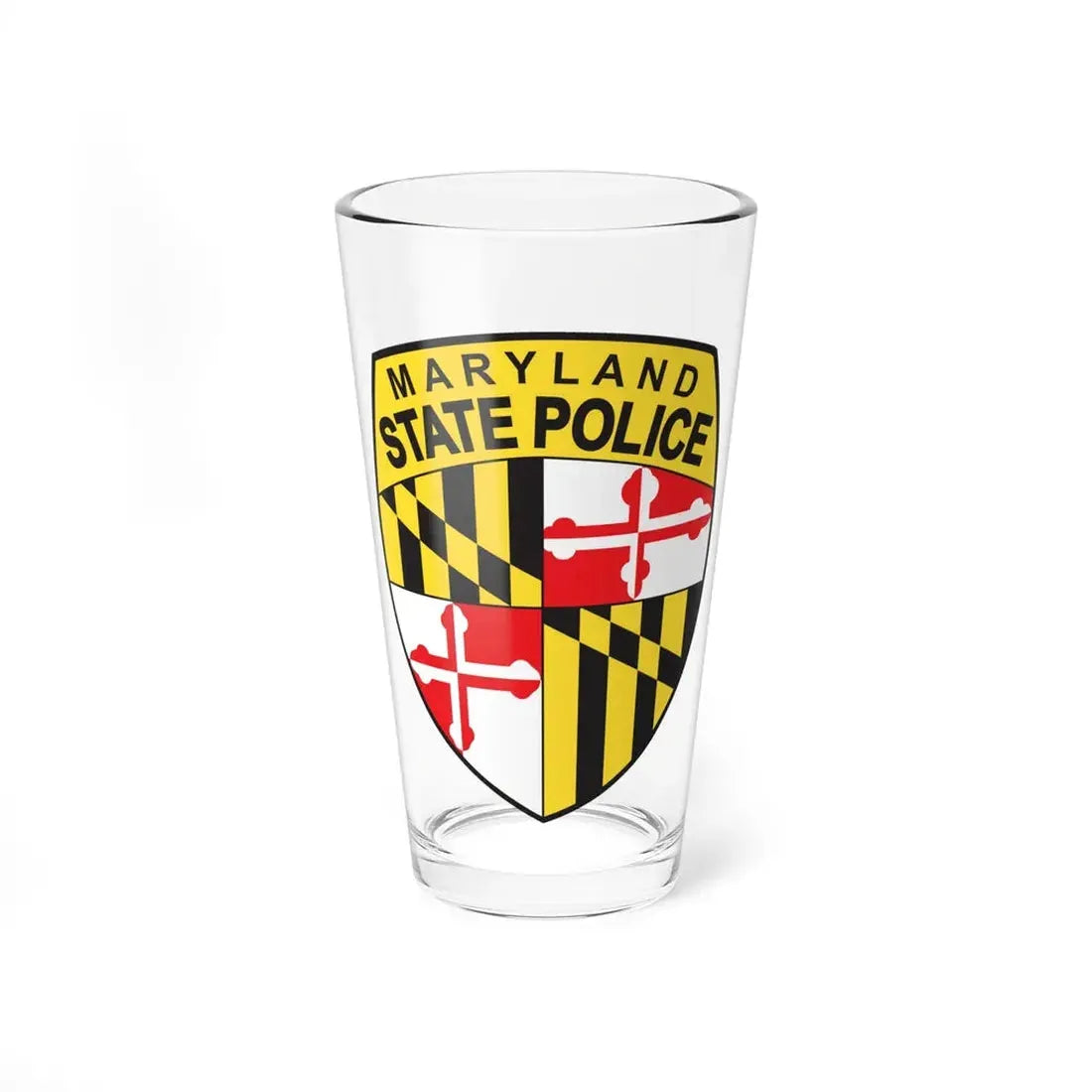 Maryland State Police - Pint Glass 16oz 16oz - Go Mug Yourself