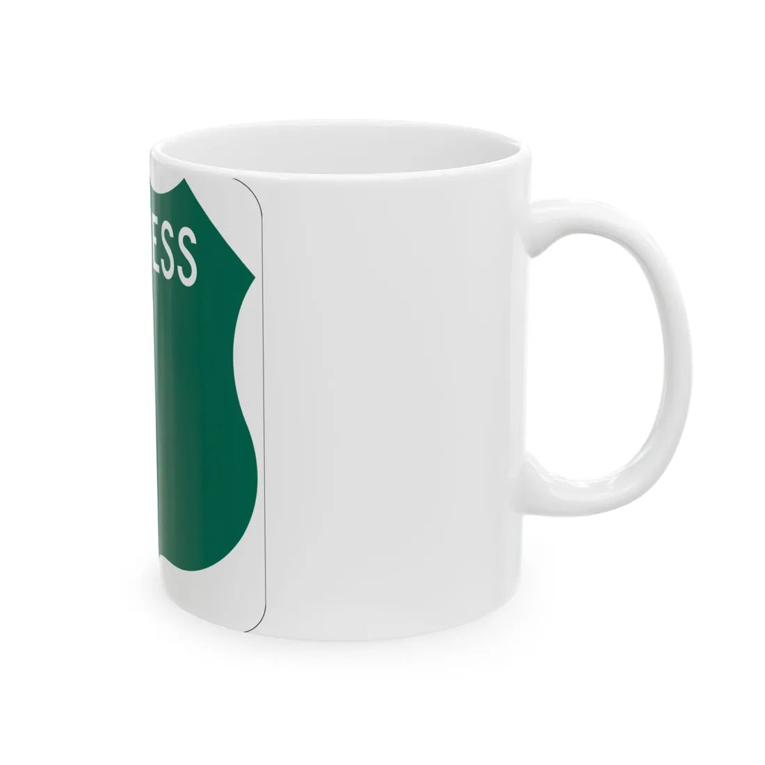 Maryland US business route template (Maryland) (Road Sign) White Coffee Mug - Go Mug Yourself