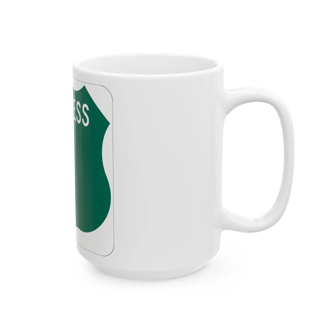 Maryland US business route template (Maryland) (Road Sign) White Coffee Mug - Go Mug Yourself